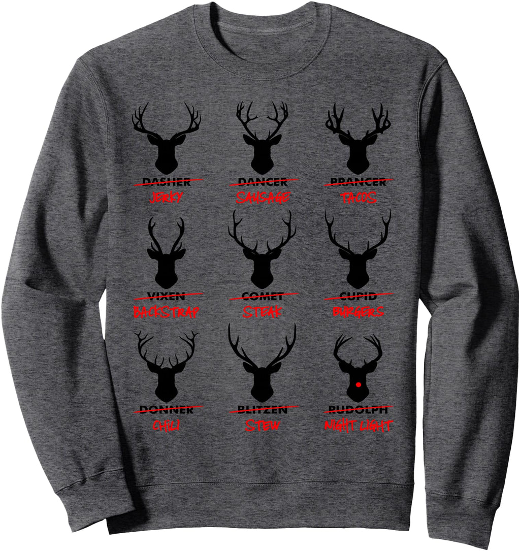 Ugly Deer Hunter Santa S Reindeer Hoodie - Streetwear Style Men Women - T-Shirt, Sweatshirt, Hoodie
