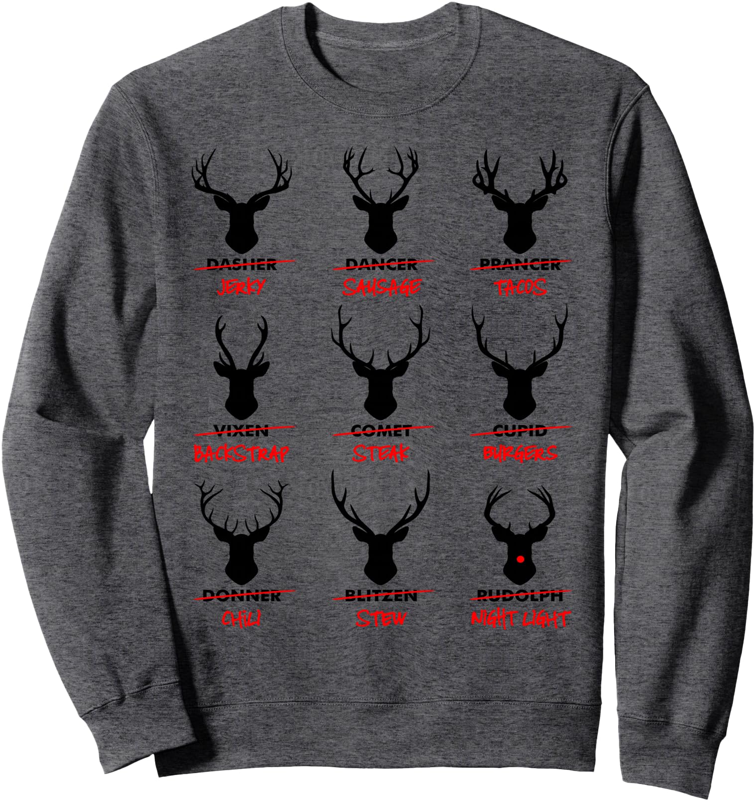 Ugly Deer Hunter Santa S Reindeer Hoodie - Streetwear Style Men Women - T-Shirt, Sweatshirt, Hoodie