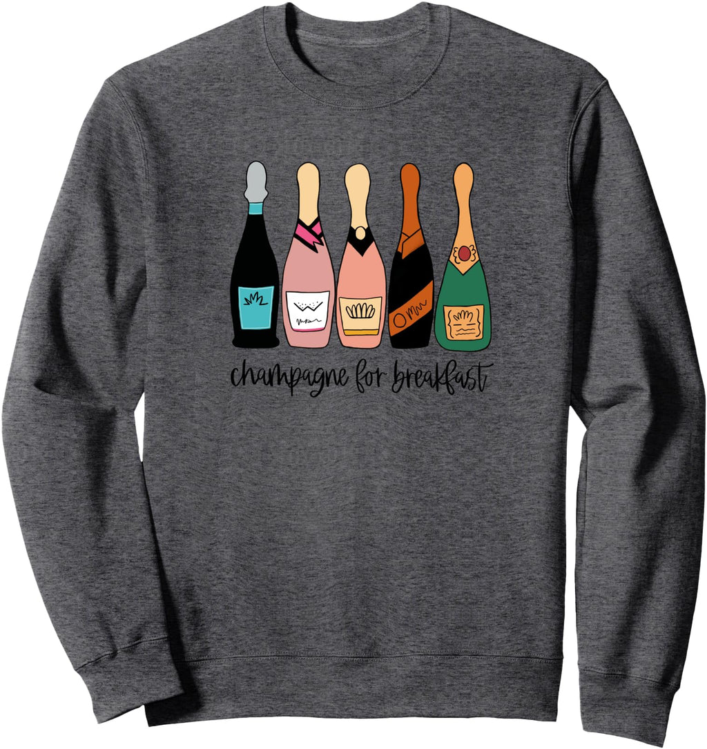 Bourbonstyle S Champagne Breakfast T-Shirt - Streetwear Style Unisex - T-Shirt, Sweatshirt, Hoodie