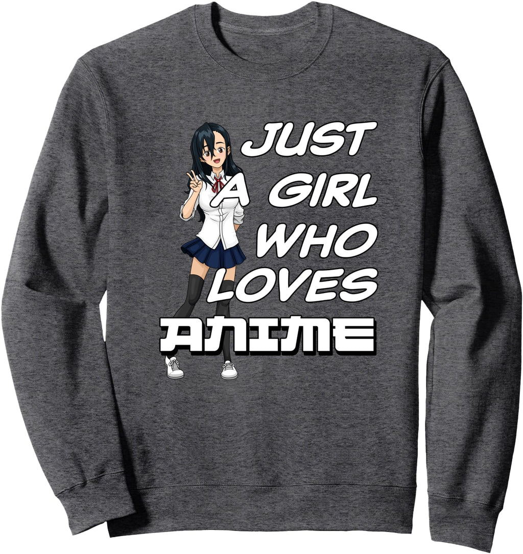 Original Just Who Loves Anime Hoodie - Streetwear Style Unisex - T-Shirt, Sweatshirt, Hoodie