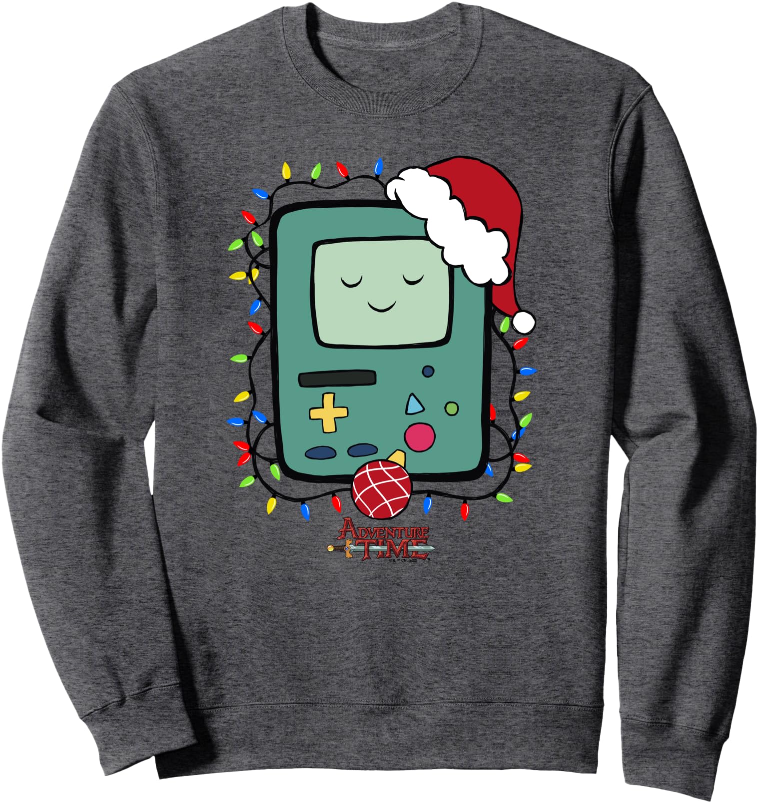 Adventure Time Light Up Bmo Rare Hoodie - Novelty Apparel Unisex - T-Shirt, Sweatshirt, Hoodie