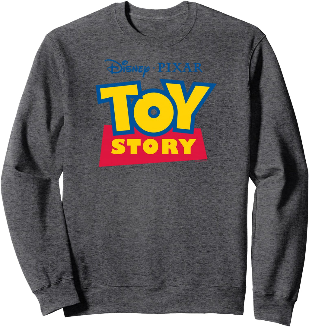 Exclusive Toy Story Stacked Logo Sweatshirt - Novelty Apparel for Adults - T-Shirt, Sweatshirt, Hoodie