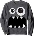 Authentic Monster Face S S Costume T-Shirt - Novelty Apparel for Adults - T-Shirt, Sweatshirt, Hoodie