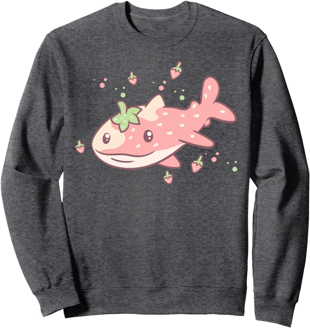 Exclusive Strawberry Shark Kawaii Sweatshirt - Streetwear Style Unisex - T-Shirt, Sweatshirt, Hoodie
