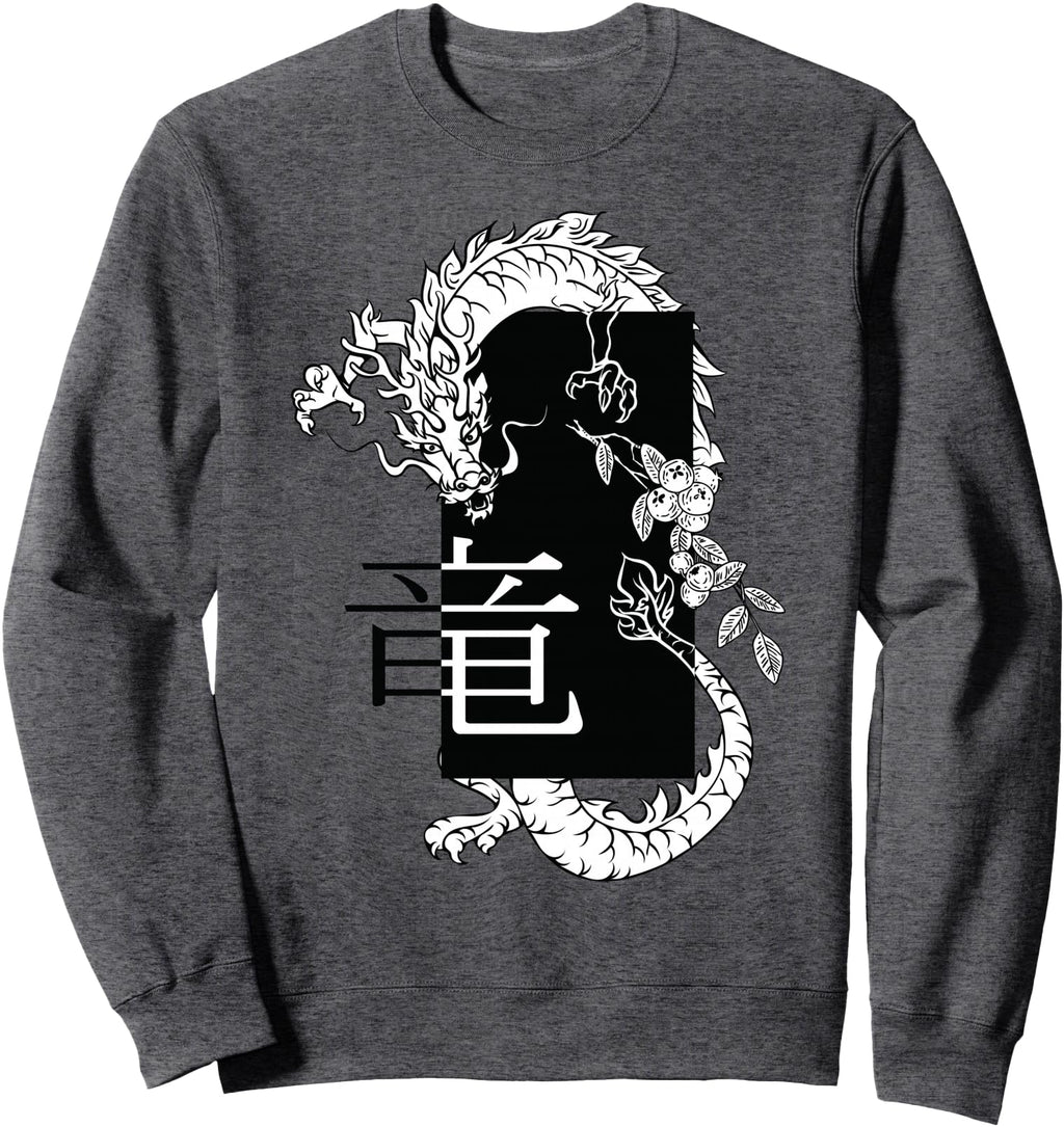 Authentic White Ancient Dragon Harajuku T-Shirt - Trendy Graphic Unisex - T-Shirt, Sweatshirt, Hoodie