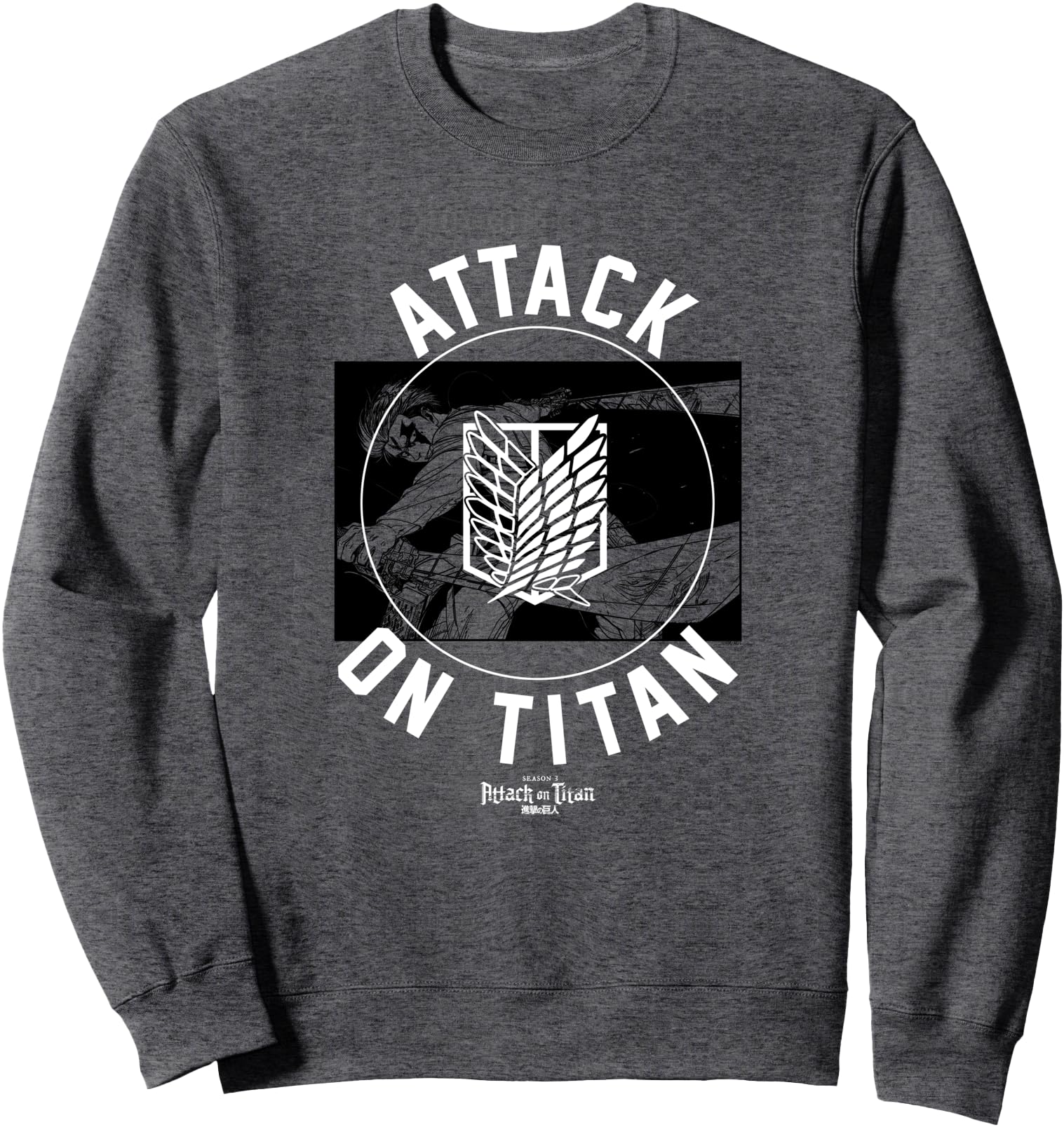Original Attack Titan Season 3 Sword Hoodie - Novelty Apparel Men Women - T-Shirt, Sweatshirt, Hoodie