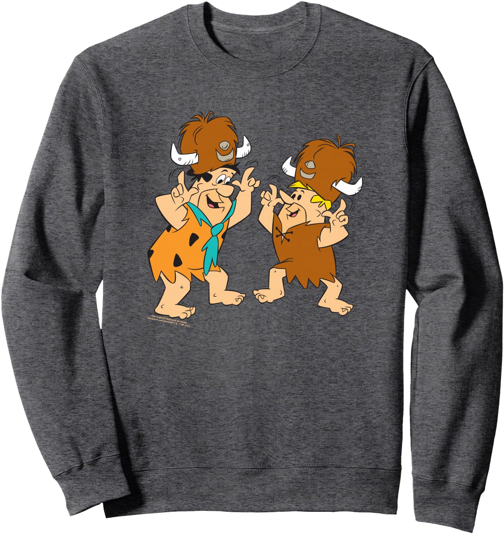 Authentic Flintstones Fred Barney Sweatshirt - Custom Art Print for Adults - T-Shirt, Sweatshirt, Hoodie