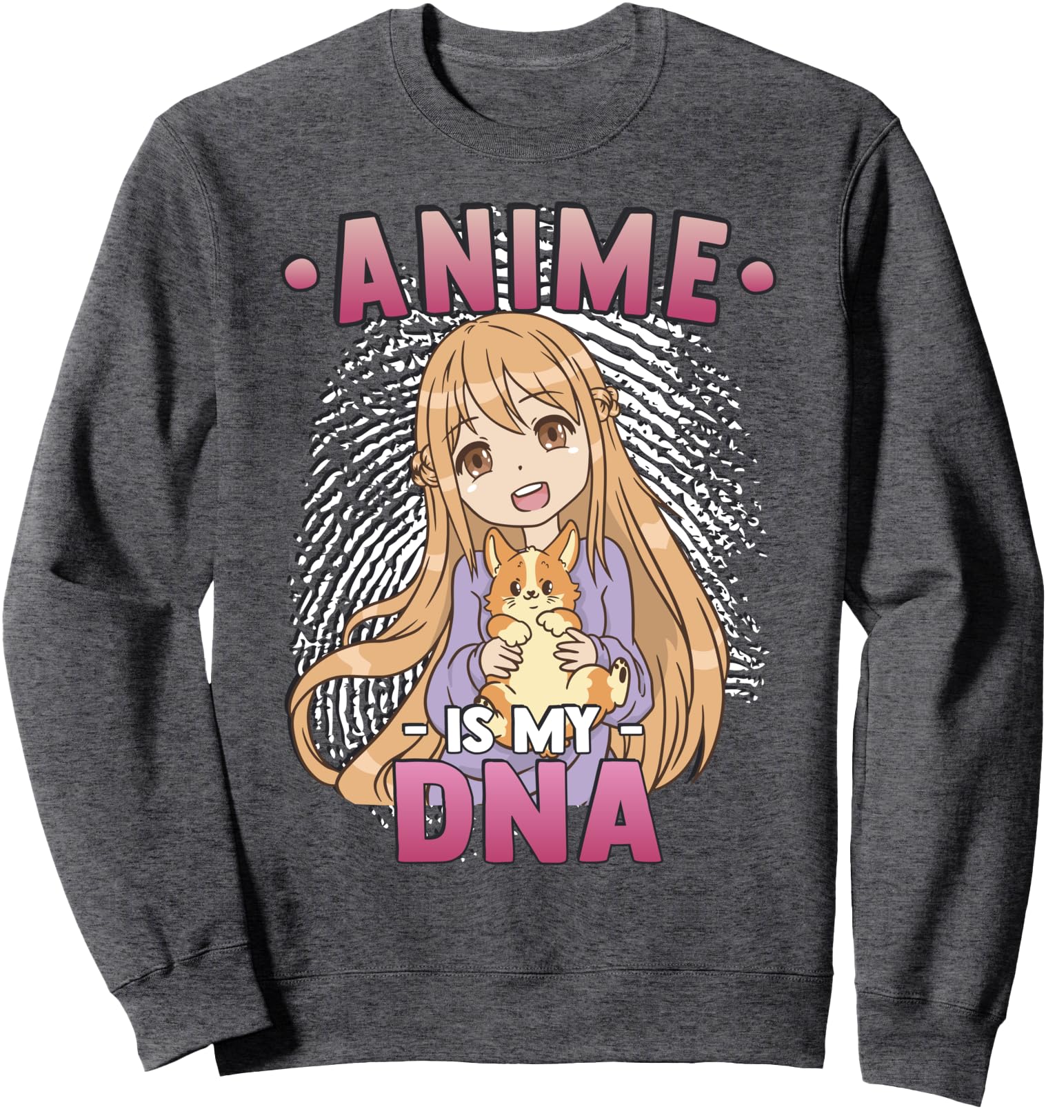 Anime Otaku Anime Is My Dna T-Shirt - Minimalist Print for Adults - T-Shirt, Sweatshirt, Hoodie