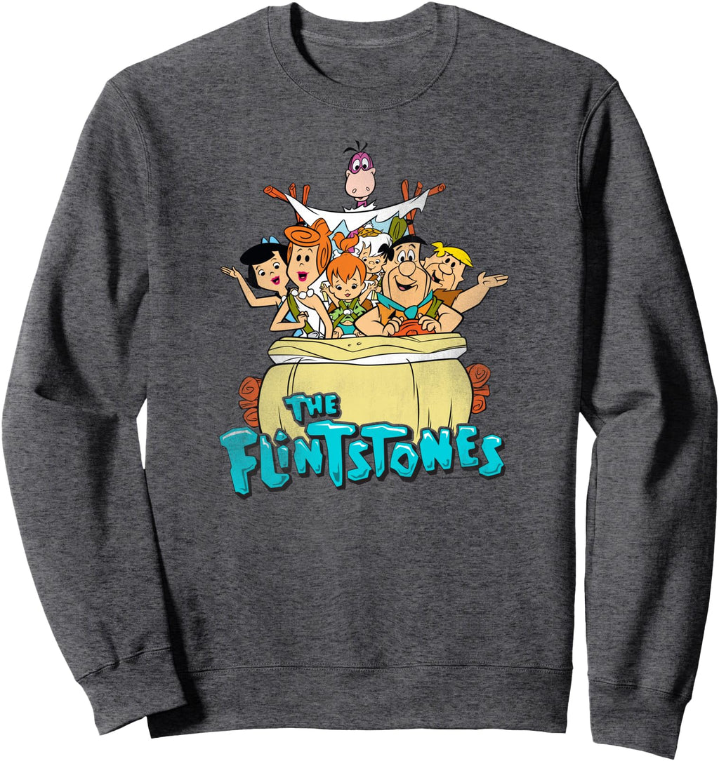 Flintstones Ride Artist Collaboration Sweatshirt - Custom Art Print Unisex - T-Shirt, Sweatshirt, Hoodie