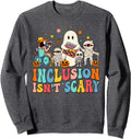 Original Inclusion Isn T Scary Slp Sped Hoodie - Trendy Graphic Men Women - T-Shirt, Sweatshirt, Hoodie