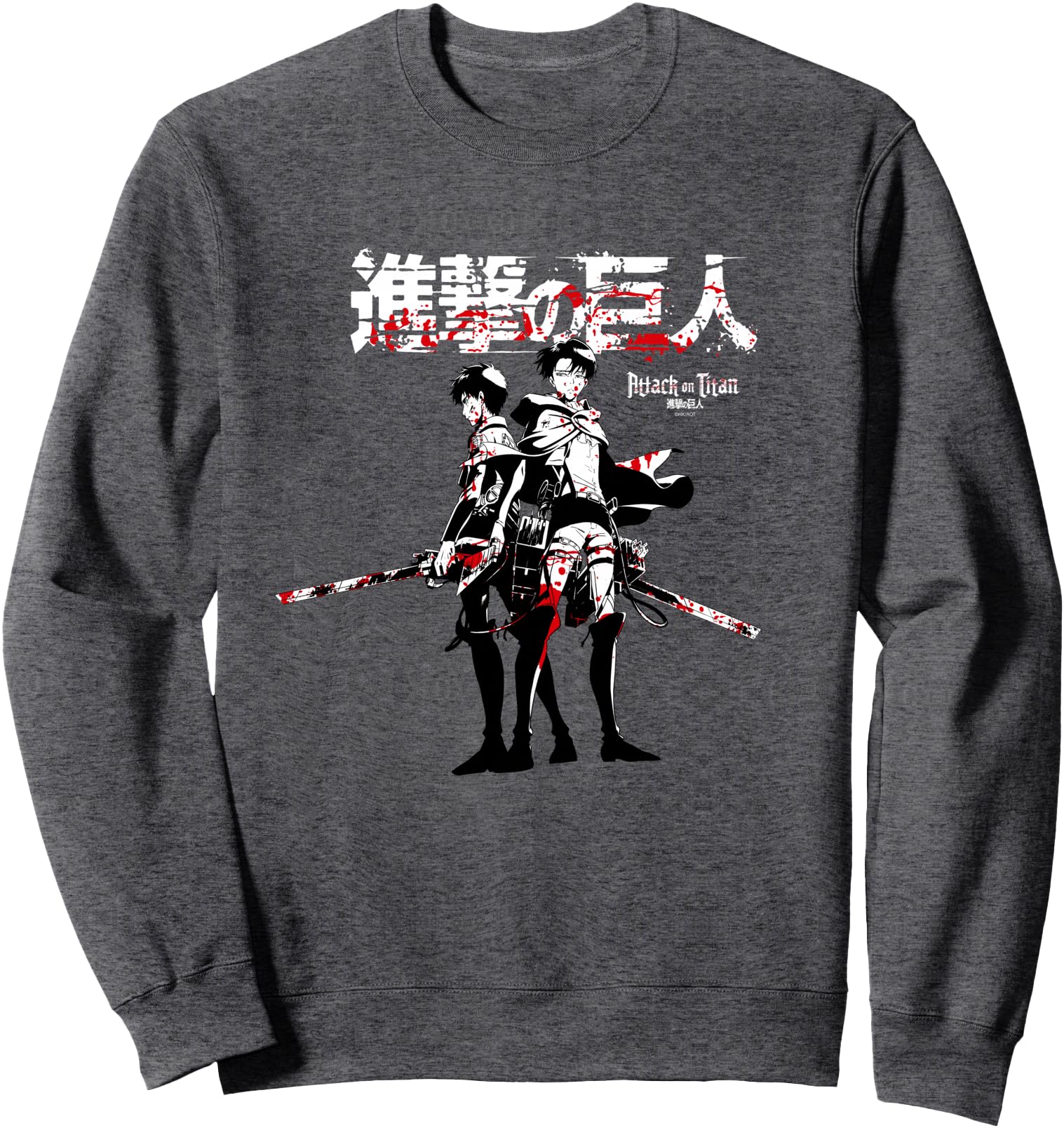 Handcrafted Attack Titan Levi And Eren T-Shirt - Trendy Graphic Men Women - T-Shirt, Sweatshirt, Hoodie