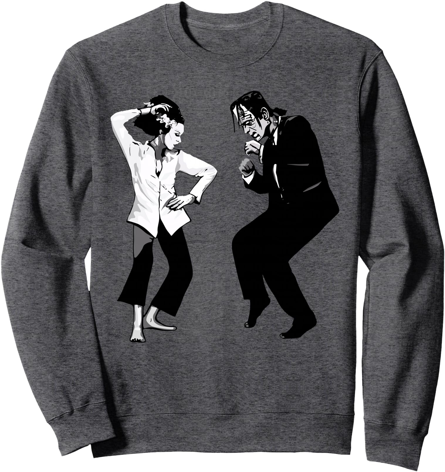 Handcrafted Frankenstein Monster Sweatshirt - Custom Art Print Men Women - T-Shirt, Sweatshirt, Hoodie