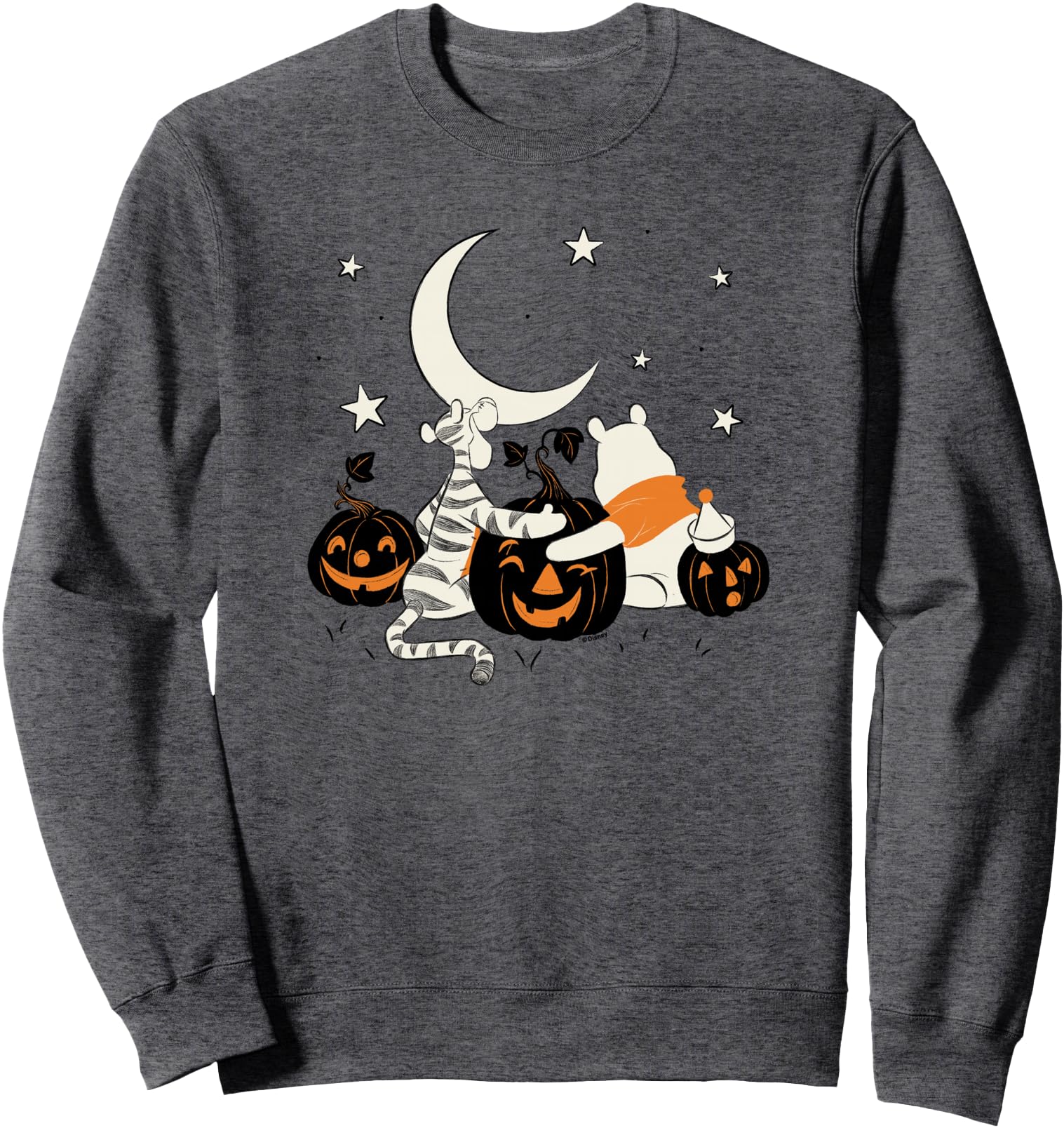 Winnie Pooh Halloween Tigger And Pooh Hoodie - Minimalist Print Men Women - T-Shirt, Sweatshirt, Hoodie