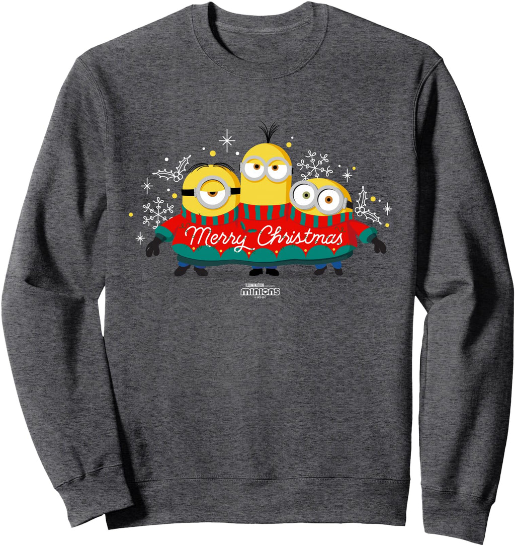 Minions Merry Festive Holiday Artist T-Shirt - Aesthetic Graphic Men Women - T-Shirt, Sweatshirt, Hoodie