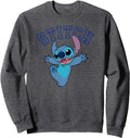 Lilo Stitch Collegiate Stitch Hoodie - Minimalist Print for Adults - T-Shirt, Sweatshirt, Hoodie