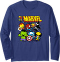 Authentic Marvel Kawaii Chibi Sweatshirt - Unique Graphic Men Women - T-Shirt, Sweatshirt, Hoodie