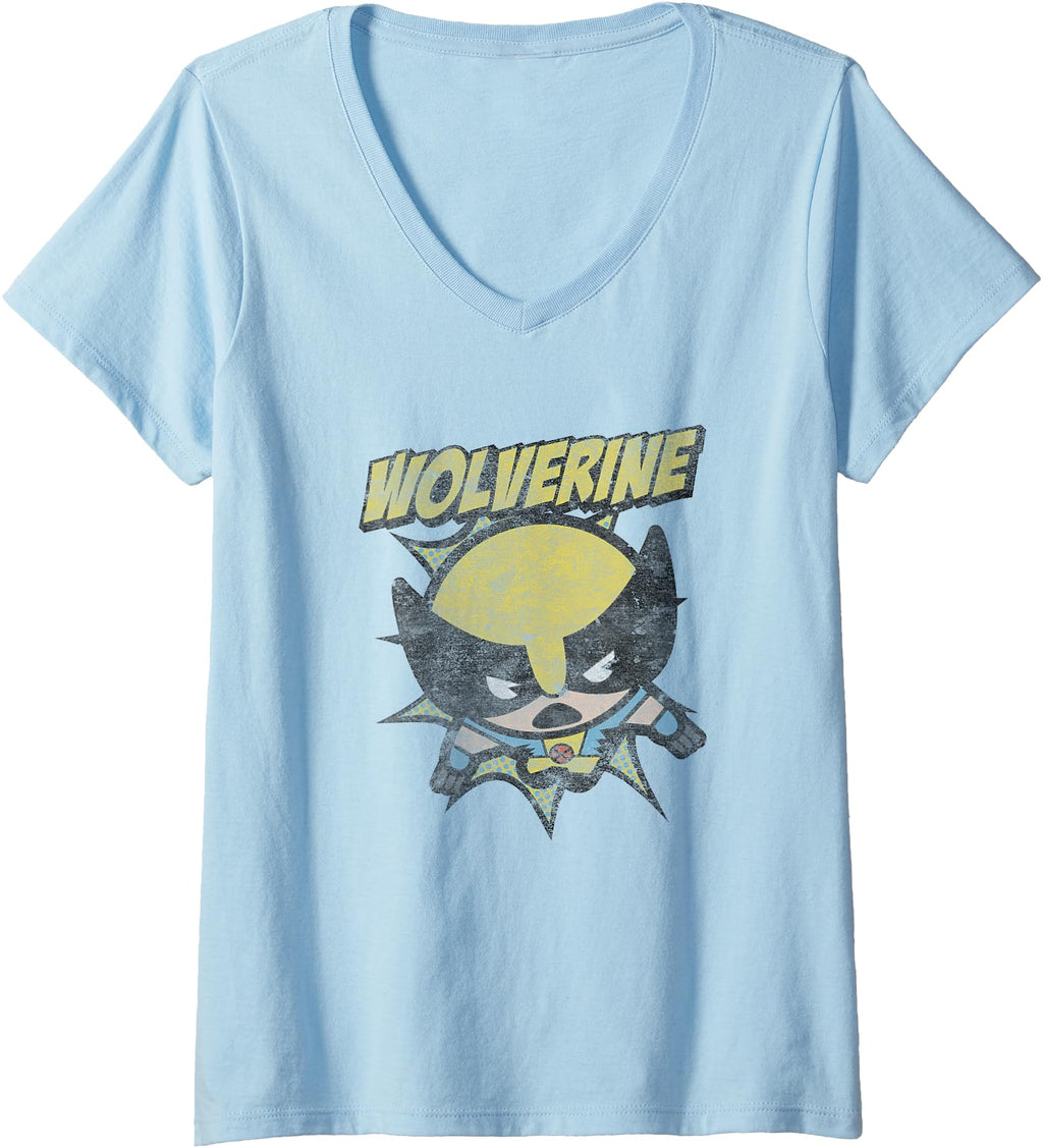 Marvel Kawaii Chibi Wolverine Sweatshirt - Unique Graphic Men Women - T-Shirt, Sweatshirt, Hoodie