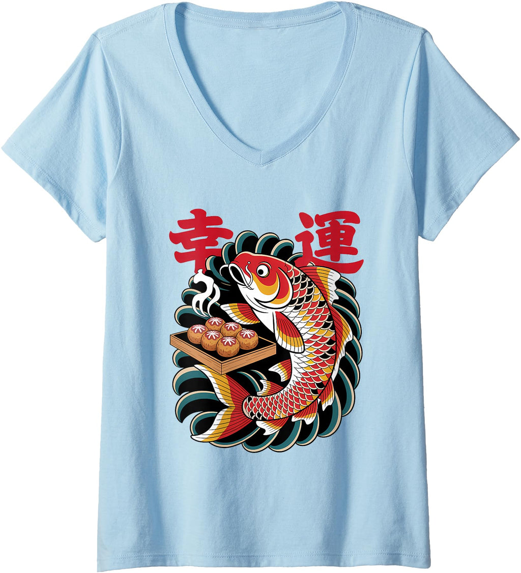 Handcrafted Womens Japanese Koi Fish Hoodie - Minimalist Print Men Women - T-Shirt, Sweatshirt, Hoodie