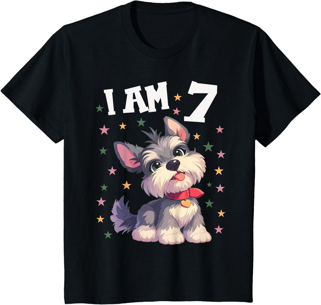7 Years Old 7Th Schnauzers Dog Sweatshirt - Aesthetic Graphic Men Women - T-Shirt, Sweatshirt, Hoodie