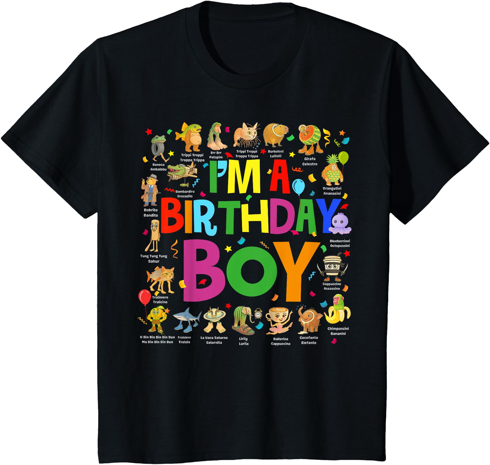Italian Brainrot I M Bday Meme Decor Sweatshirt - Unique Graphic Unisex - T-Shirt, Sweatshirt, Hoodie
