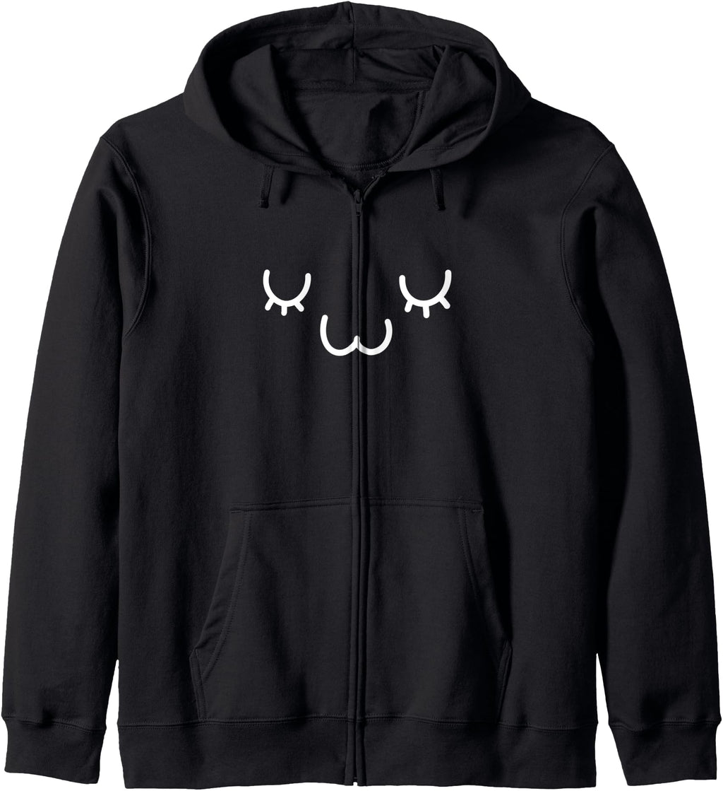 Kawaii Uwu Face Hand Drawn Japanese T-Shirt - Custom Art Print for Adults - T-Shirt, Sweatshirt, Hoodie