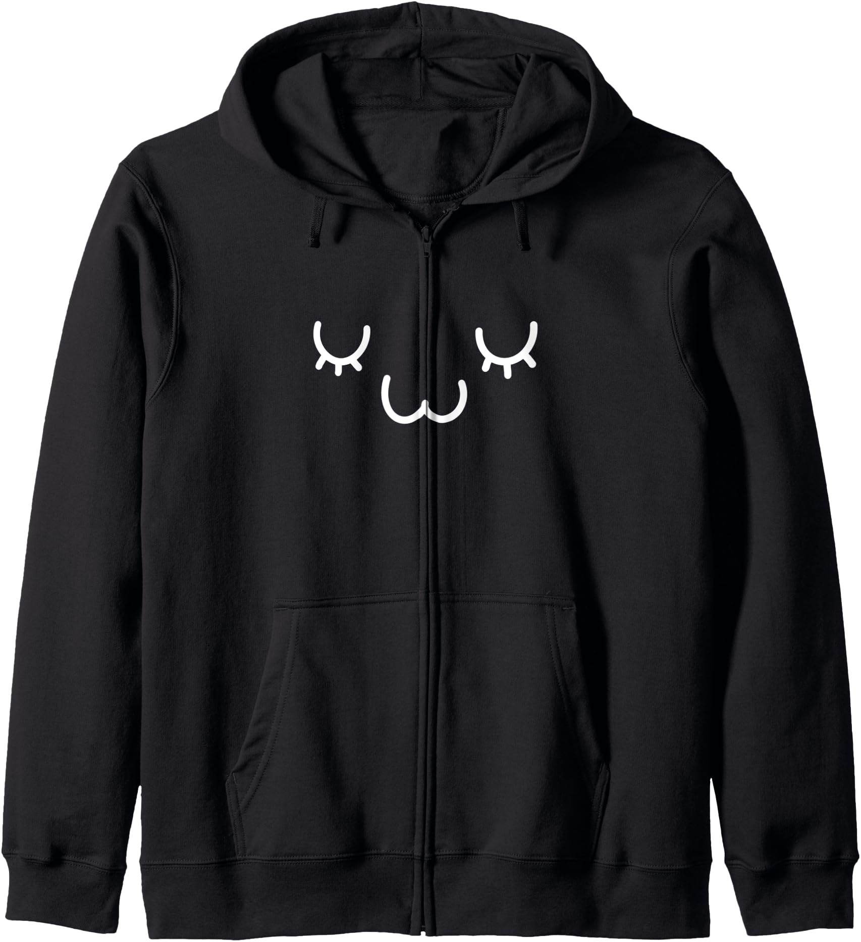 Kawaii Uwu Face Hand Drawn Japanese T-Shirt - Custom Art Print for Adults - T-Shirt, Sweatshirt, Hoodie