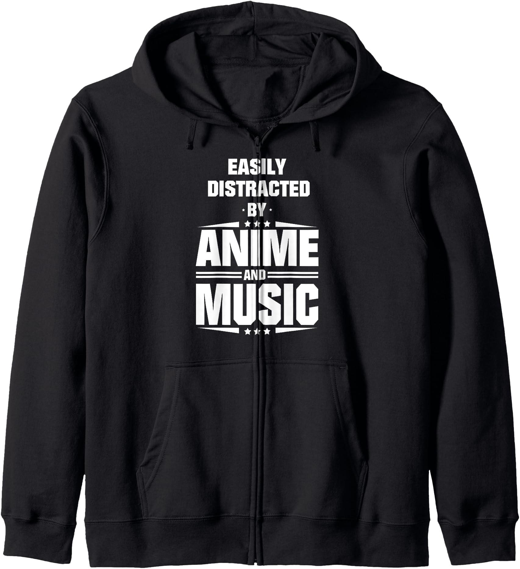 Original Easily Distracted Anime And Hoodie - Minimalist Print Unisex - T-Shirt, Sweatshirt, Hoodie