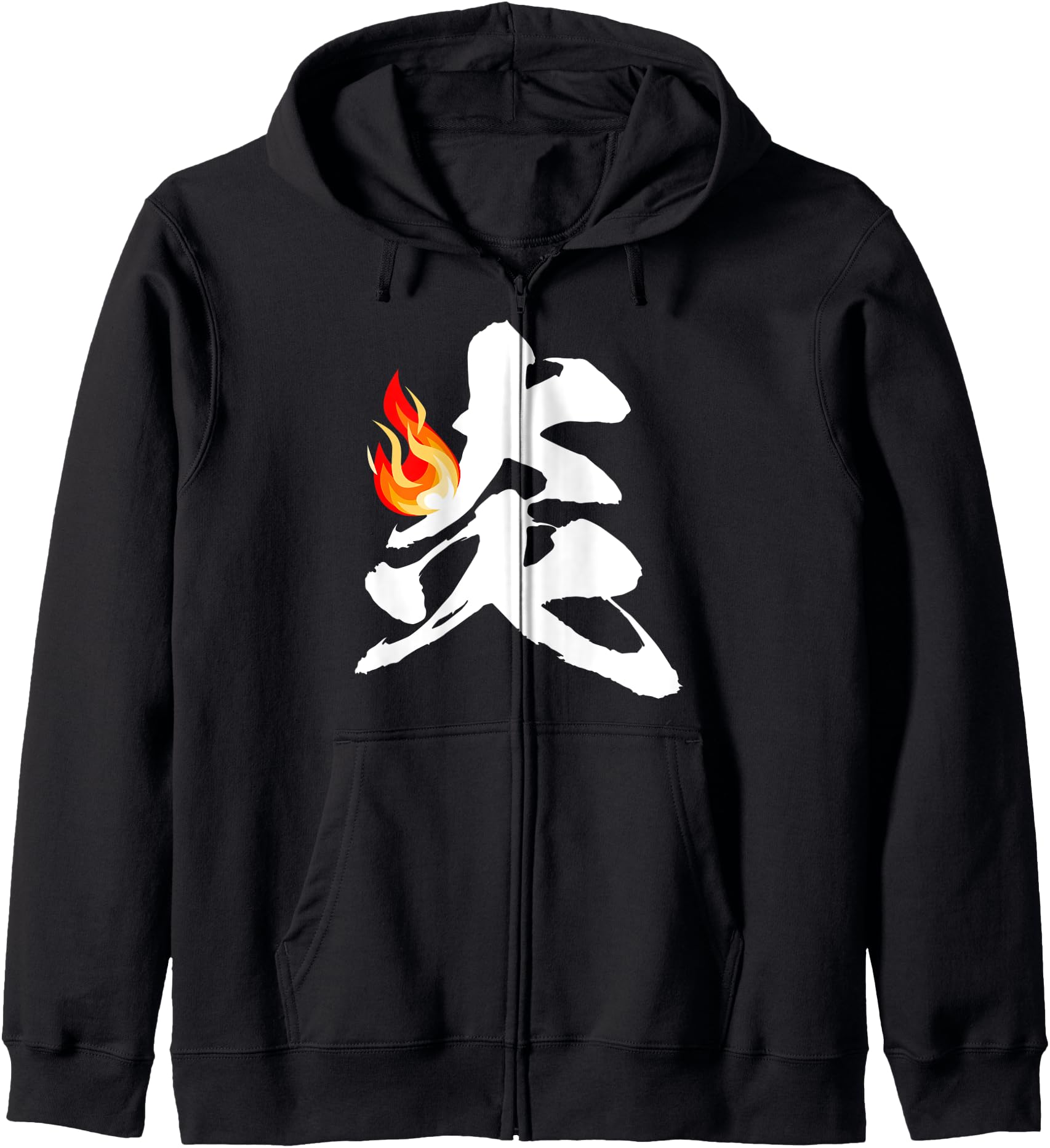 Handcrafted Homura Flame Kanji Sweatshirt - Streetwear Style Unisex - T-Shirt, Sweatshirt, Hoodie