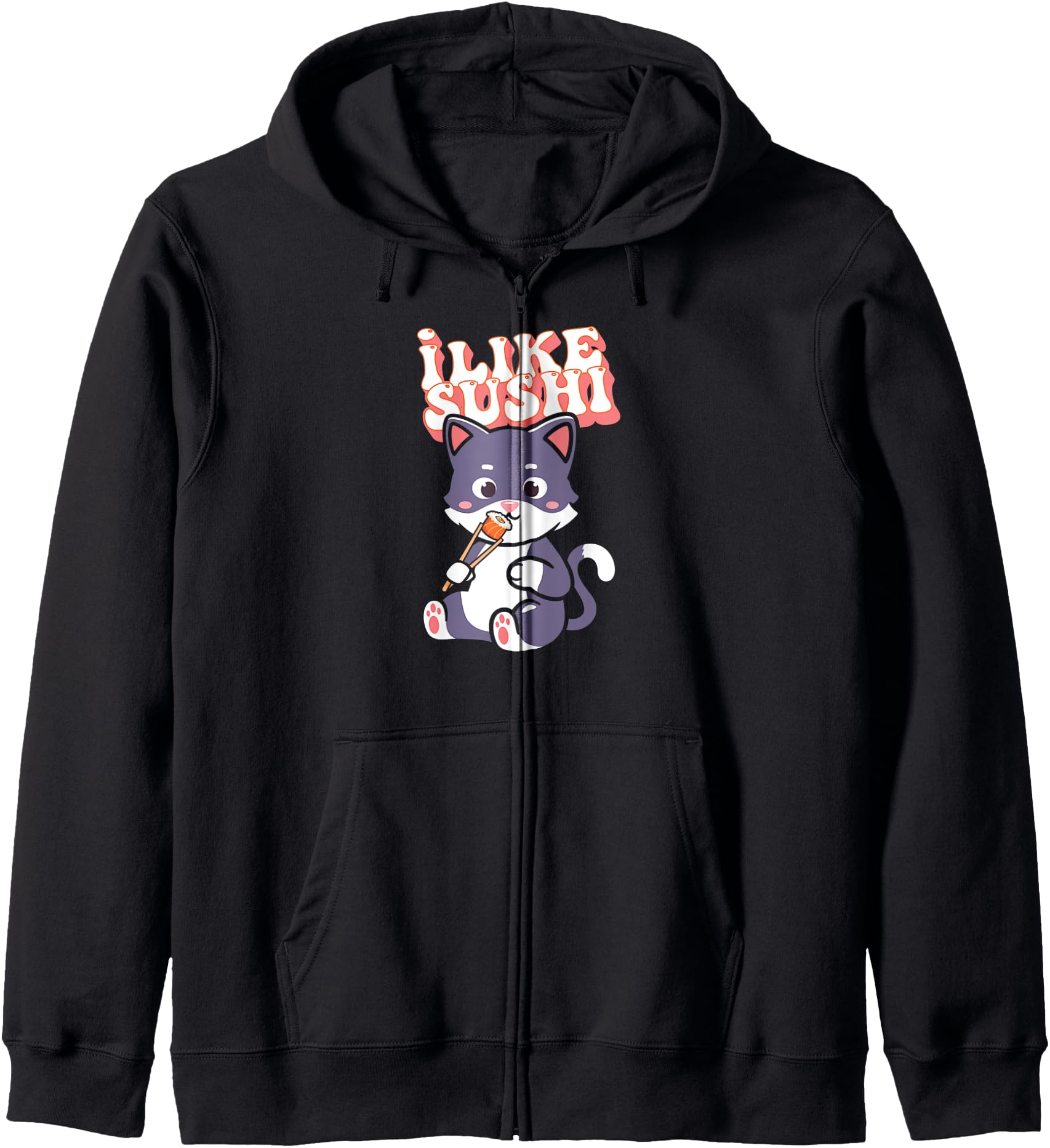 Kawaii Sushi Cat Pet Japan Food Art T-Shirt - Fun Novelty Design Unisex - T-Shirt, Sweatshirt, Hoodie