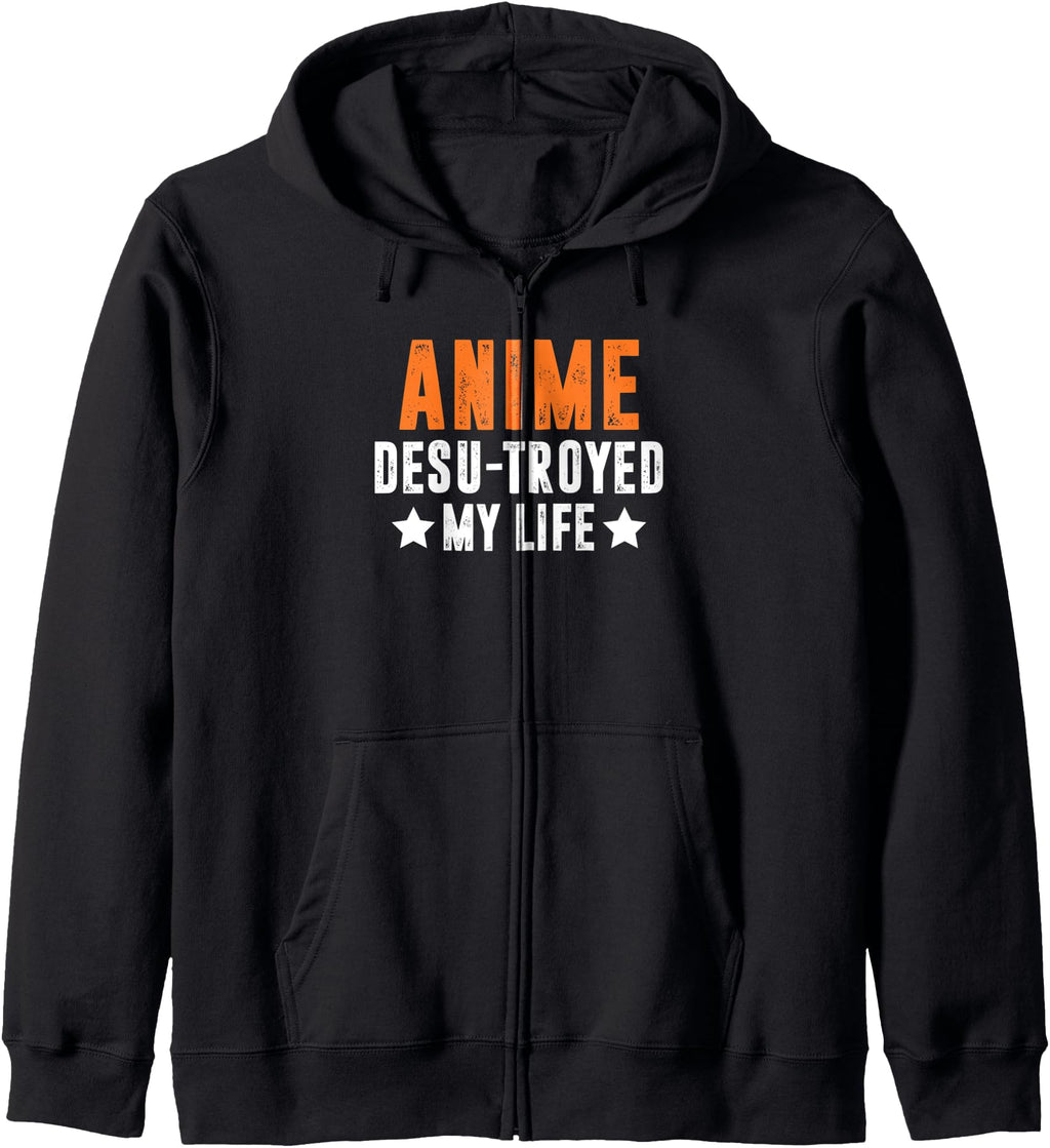 Original Anime Desu Troyed My T-Shirt - Casual Everyday Wear Men Women - T-Shirt, Sweatshirt, Hoodie