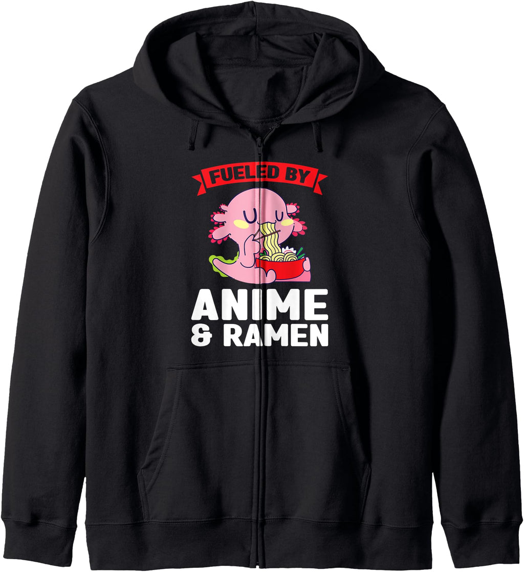 Fueled Anime Ramen Anime Ramen Hoodie - Casual Everyday Wear Men Women - T-Shirt, Sweatshirt, Hoodie
