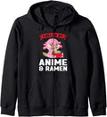 Fueled Anime Ramen Anime Ramen Hoodie - Casual Everyday Wear Men Women - T-Shirt, Sweatshirt, Hoodie