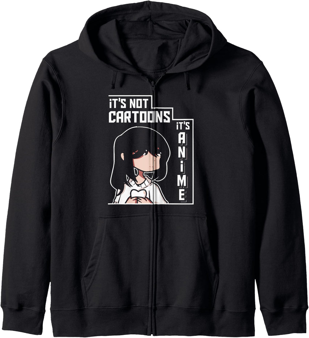 Its Not Cartoons Its Anime Exclusive Sweatshirt - Novelty Apparel Men Women - T-Shirt, Sweatshirt, Hoodie