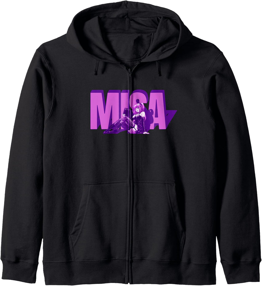 Death Note Misa Sitting Name Purple T-Shirt - Fun Novelty Design Men Women - T-Shirt, Sweatshirt, Hoodie