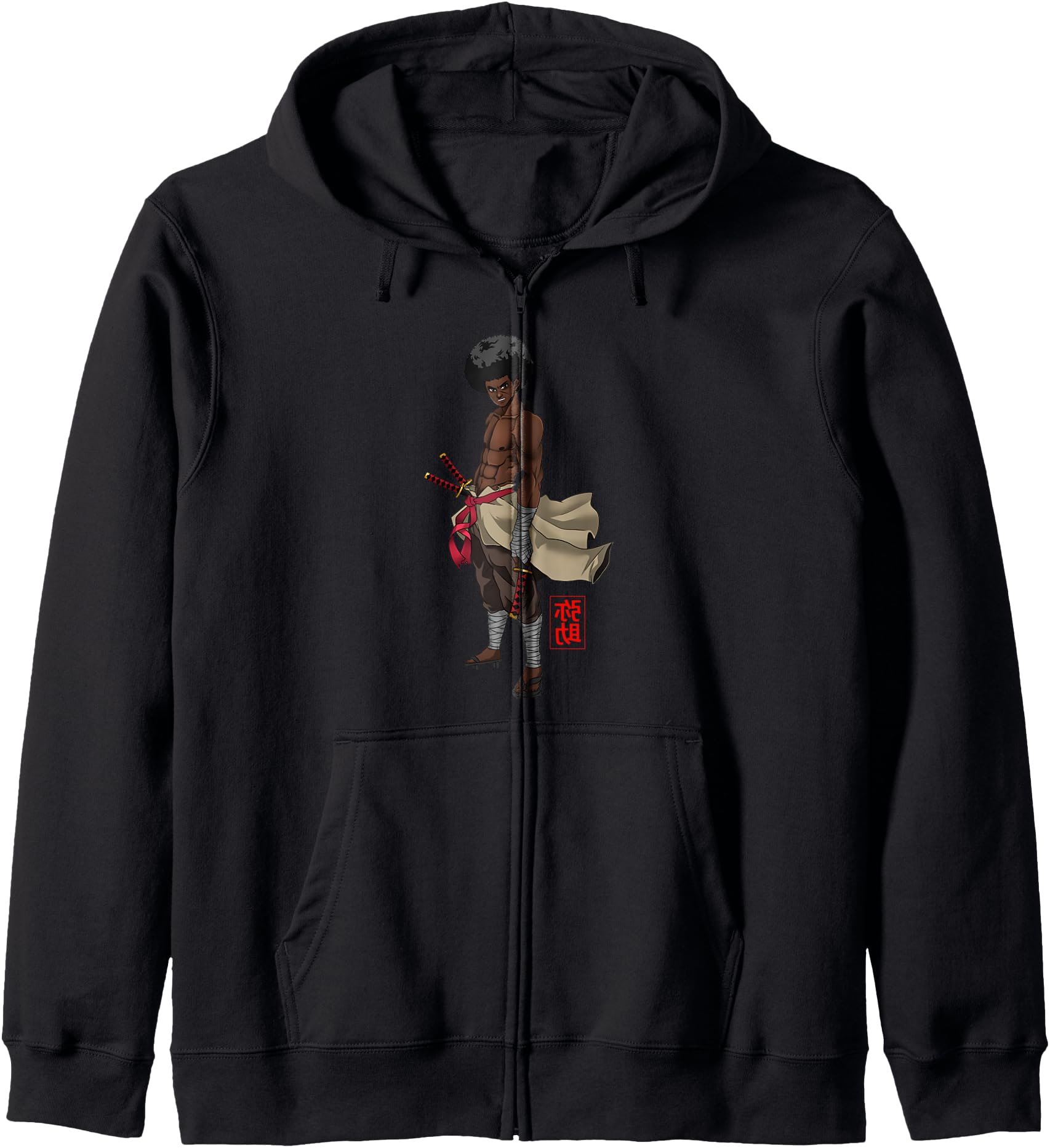 Exclusive Samurai Afro Black Yasuke T-Shirt - Minimalist Print Unisex - T-Shirt, Sweatshirt, Hoodie