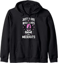 Anime And Meerkats Just Who Loves Hoodie - Novelty Apparel for Adults - T-Shirt, Sweatshirt, Hoodie