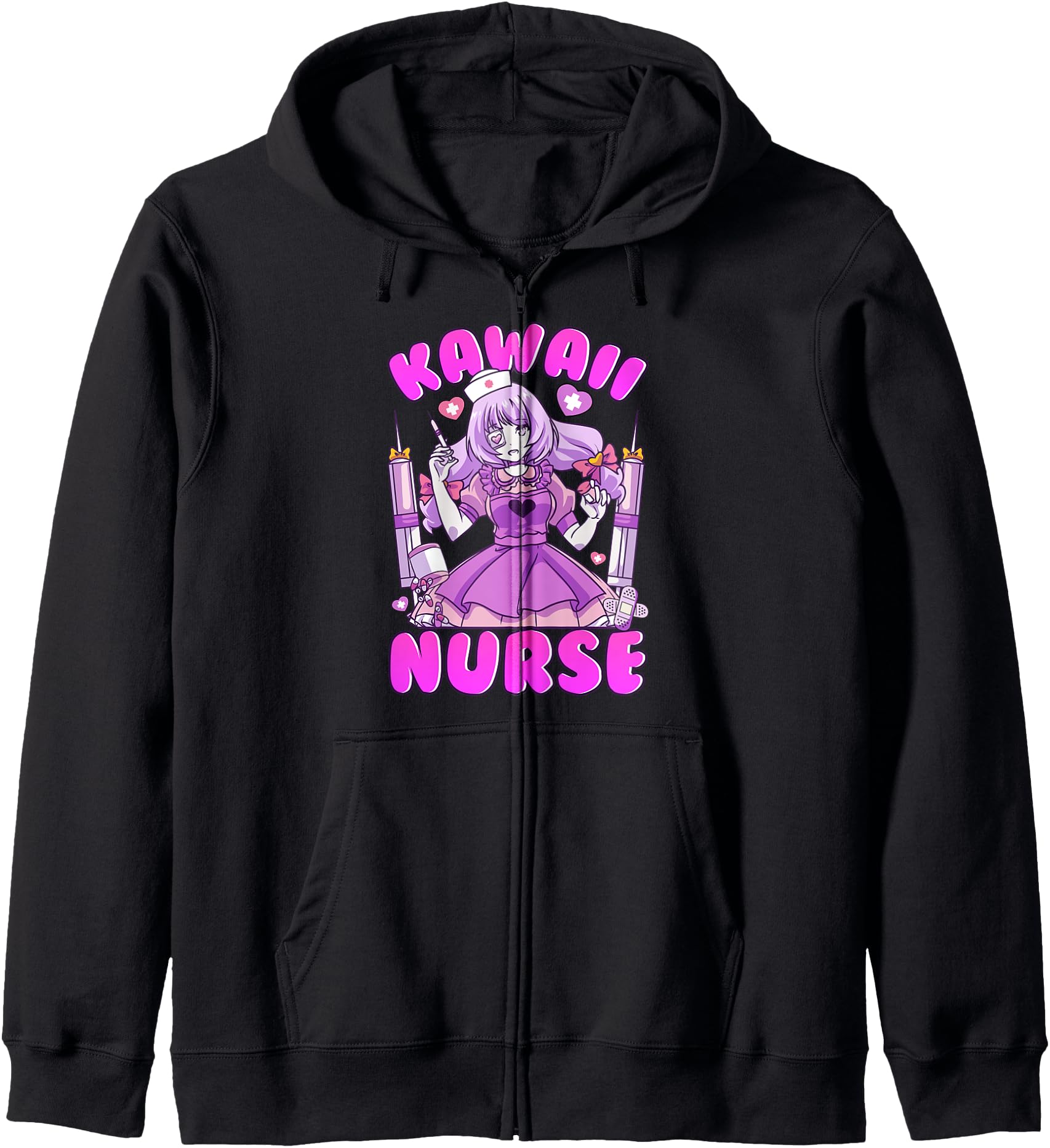 Kawaii Nurse Love Being Nurse Kawaii Hoodie - Custom Art Print for Adults - T-Shirt, Sweatshirt, Hoodie