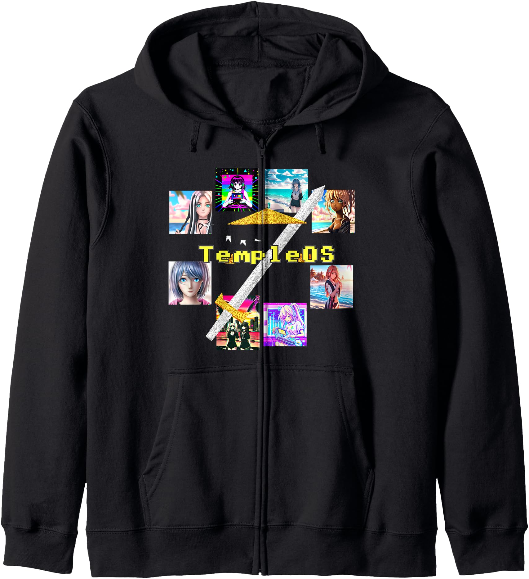 Handcrafted Templeos Programmer Cred Hoodie - Unique Graphic for Adults - T-Shirt, Sweatshirt, Hoodie