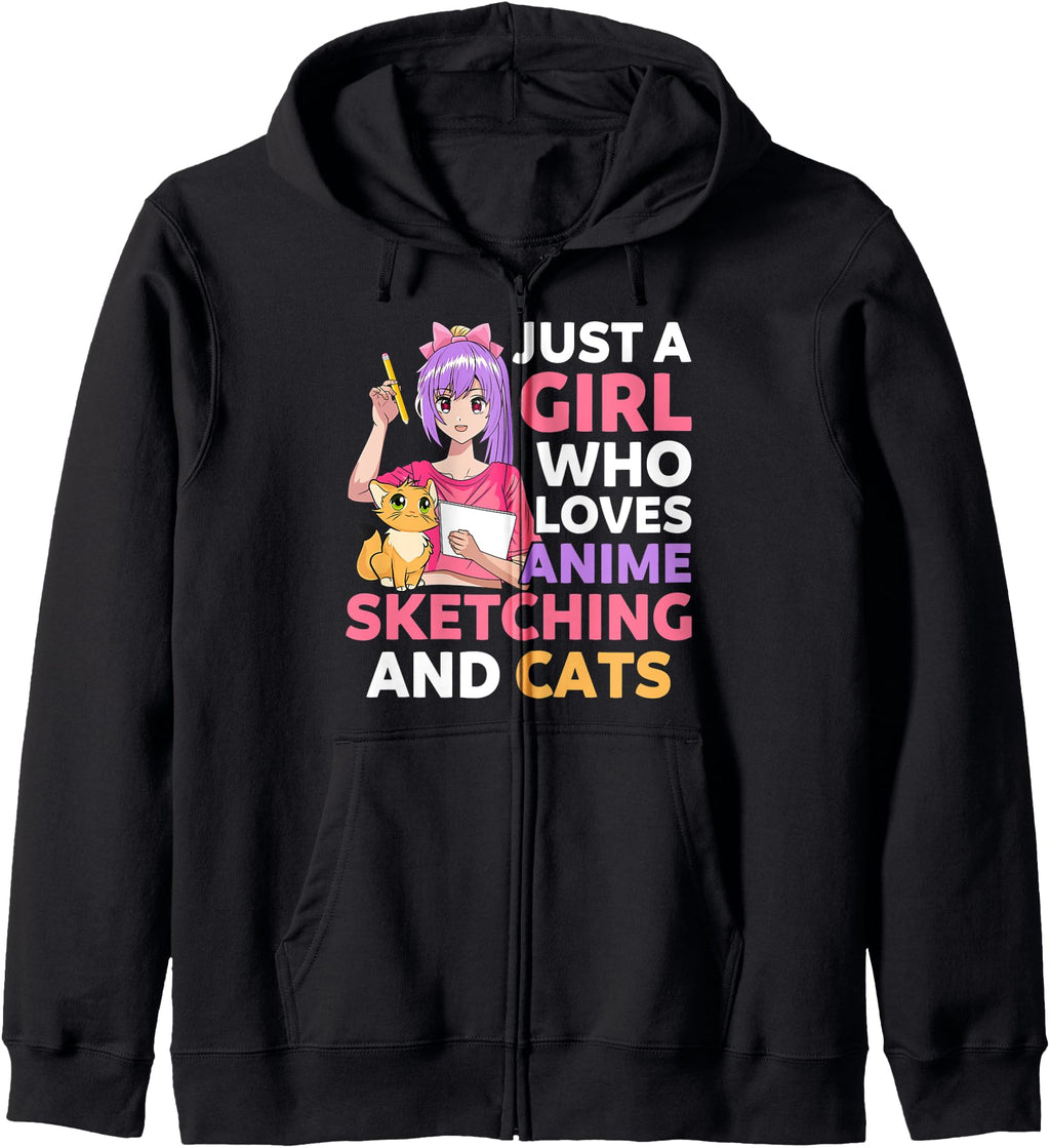 Exclusive Just Who Loves Anime T-Shirt - Minimalist Print for Adults - T-Shirt, Sweatshirt, Hoodie