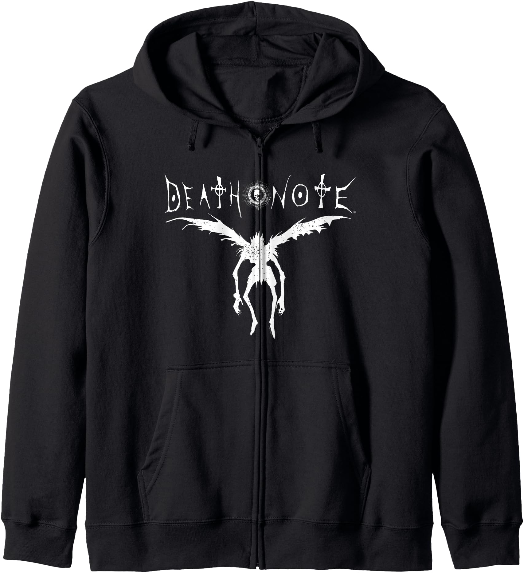 Death Note Ryuk Silhouette Logo Anime Sweatshirt - Custom Art Print Unisex - T-Shirt, Sweatshirt, Hoodie