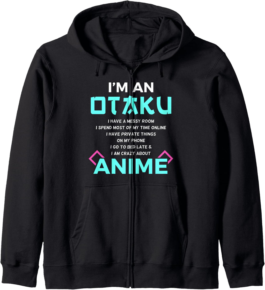 Exclusive I M Otaku Anime Sweatshirt - Novelty Apparel Men Women - T-Shirt, Sweatshirt, Hoodie