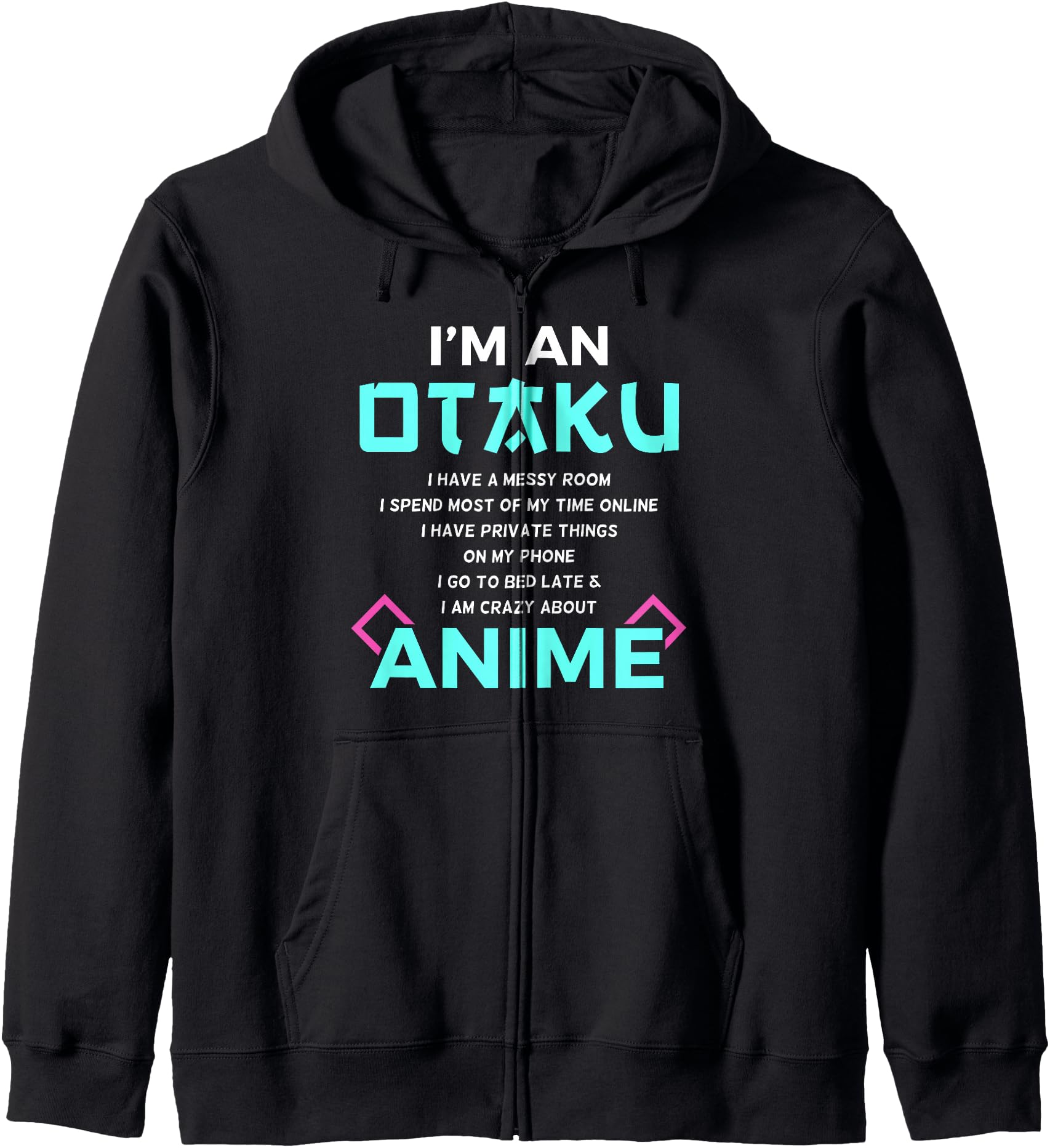 Exclusive I M Otaku Anime Sweatshirt - Novelty Apparel Men Women - T-Shirt, Sweatshirt, Hoodie