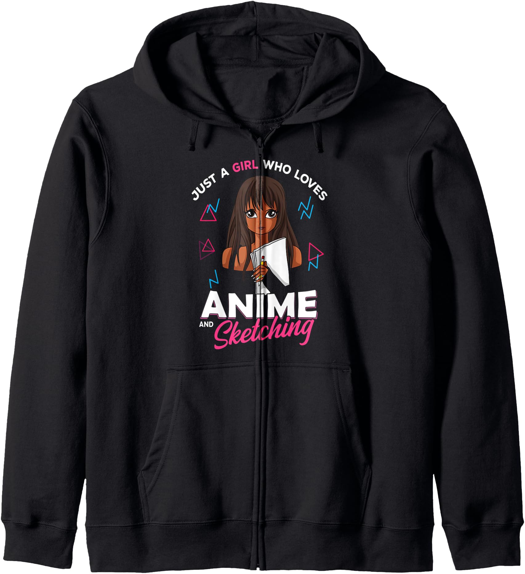 Handcrafted Just Who Loves Anime Sweatshirt - Fun Novelty Design Unisex - T-Shirt, Sweatshirt, Hoodie