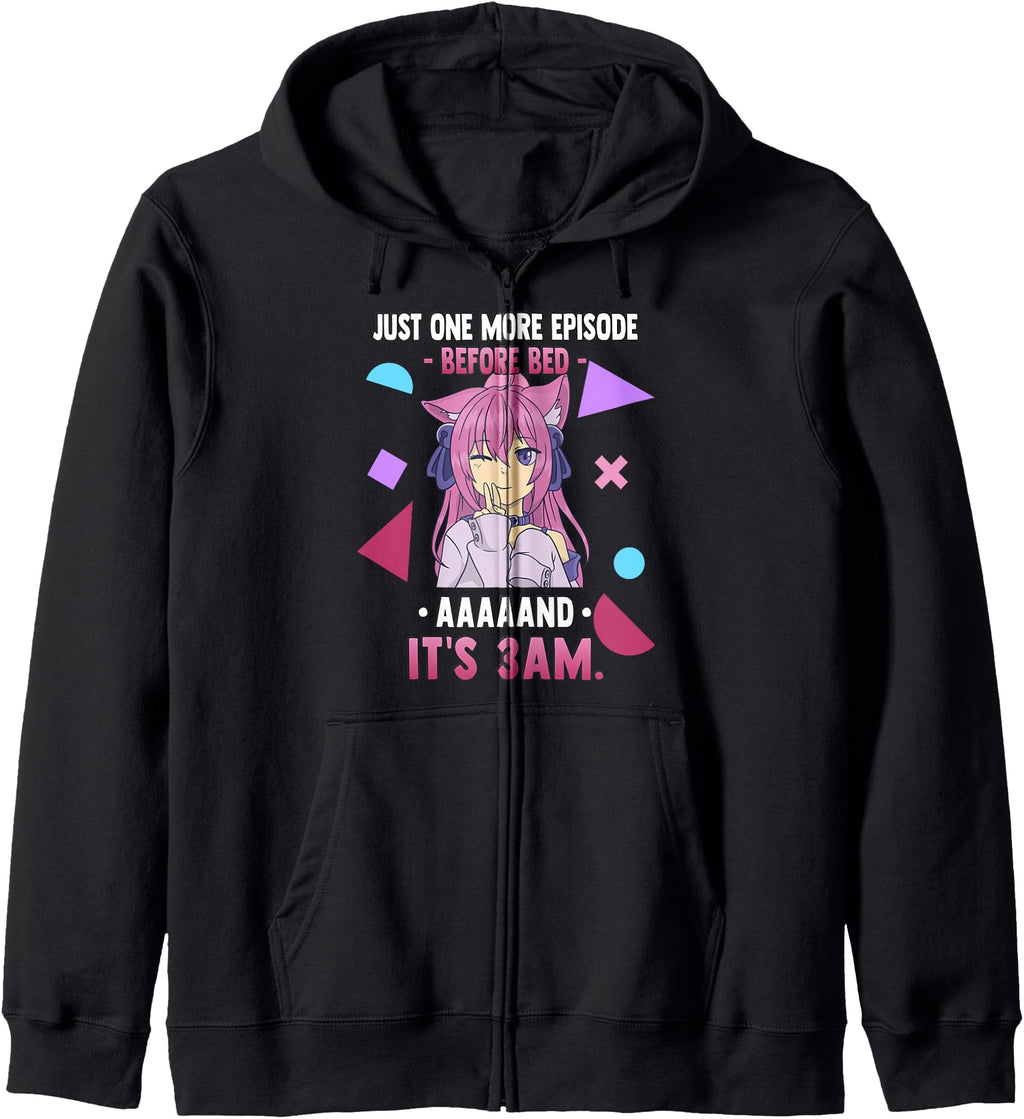 Handcrafted Just One More Episode Sweatshirt - Minimalist Print Unisex - T-Shirt, Sweatshirt, Hoodie