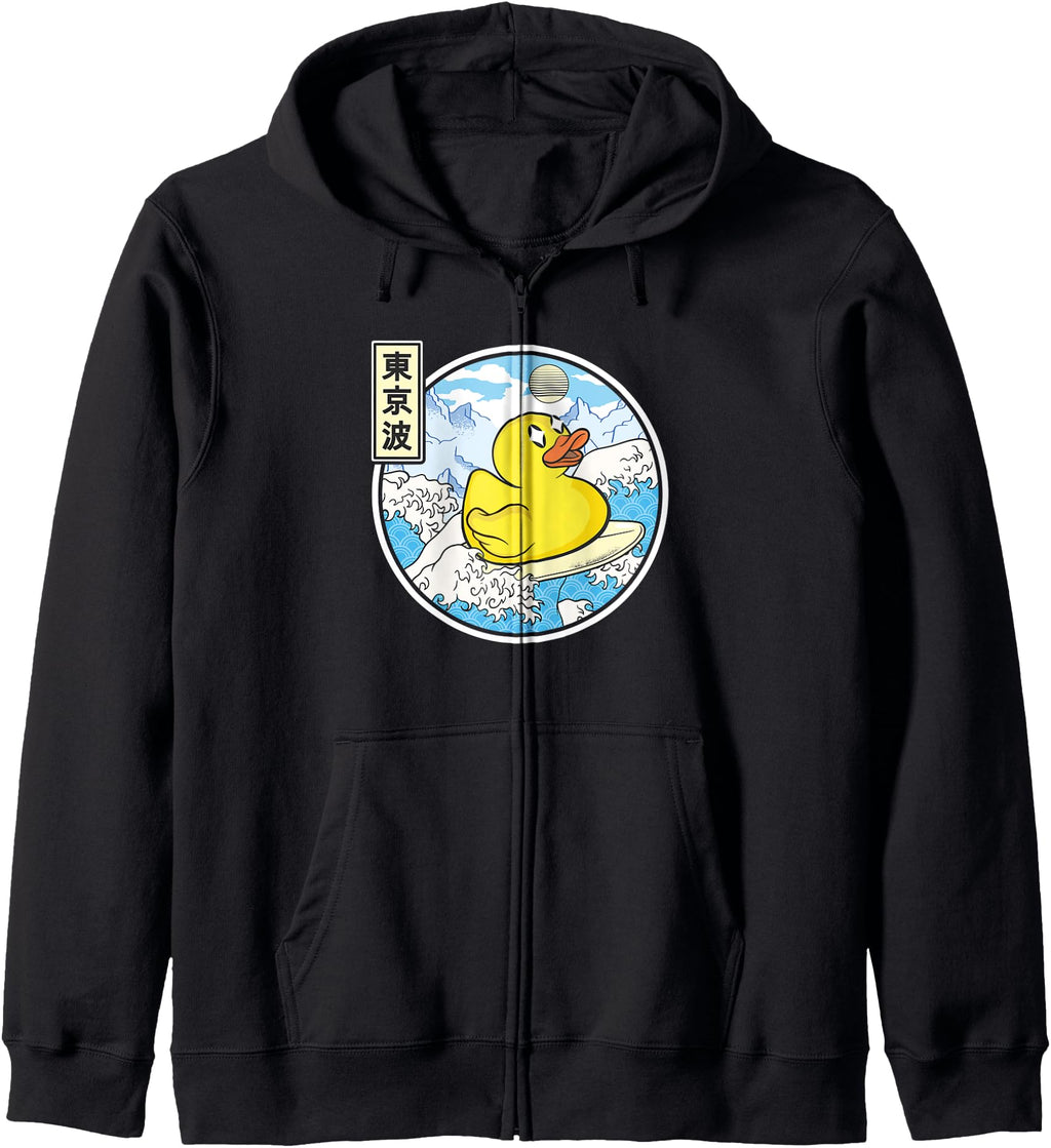 Exclusive Surfing Rubber Duck T-Shirt - Streetwear Style for Adults - T-Shirt, Sweatshirt, Hoodie