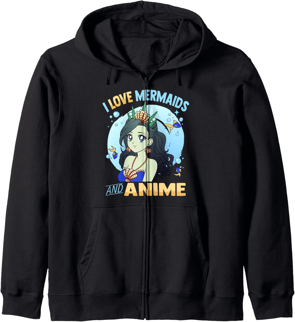 Authentic Kawaii Mermaid Princess I Hoodie - Streetwear Style for Adults - T-Shirt, Sweatshirt, Hoodie