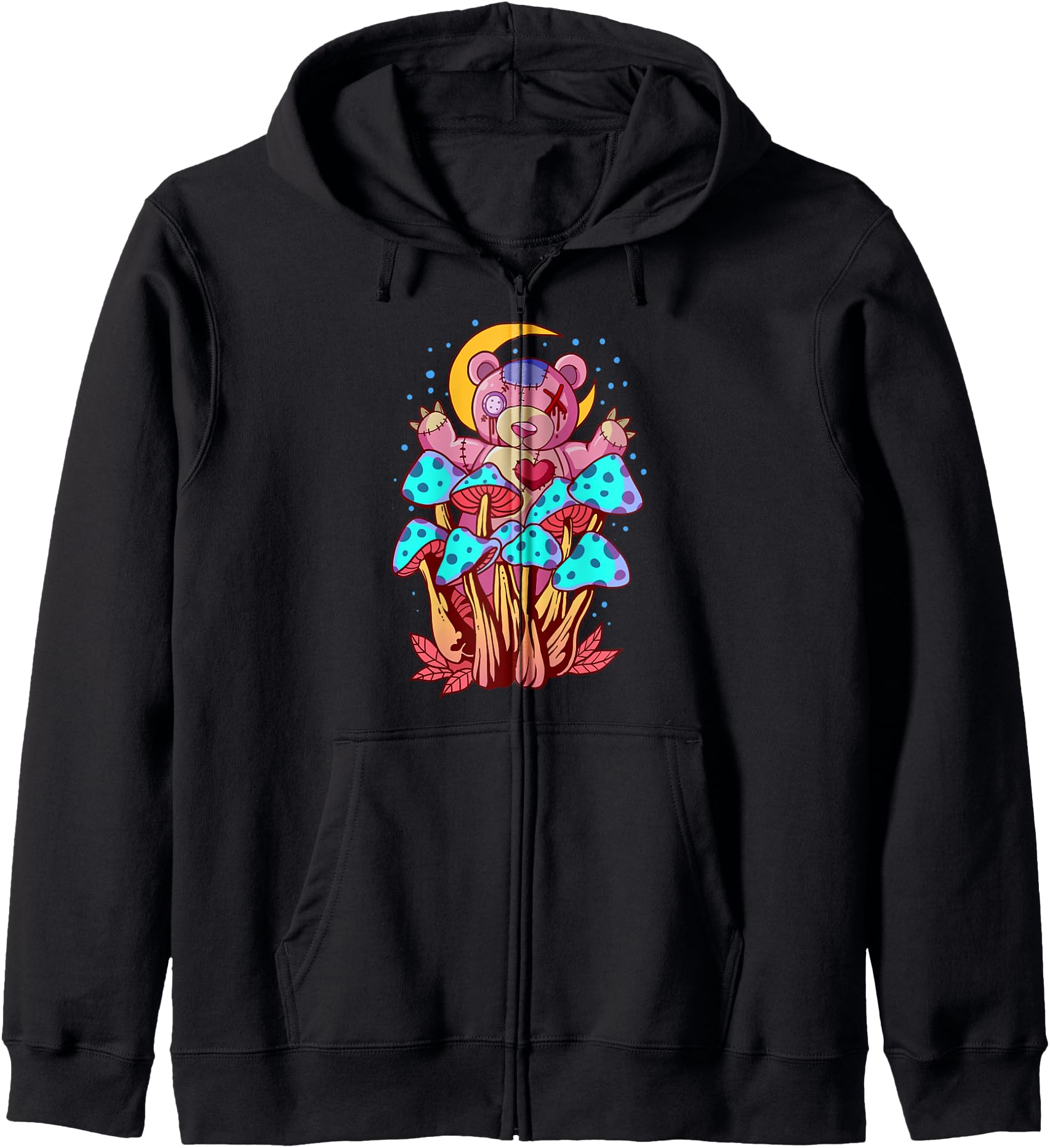 Authentic Pastel Goth Teddy Anime T-Shirt - Graphic Print for Adults - T-Shirt, Sweatshirt, Hoodie