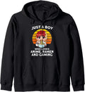 Just Who Loves Anime Ramen And T-Shirt - Aesthetic Graphic Men Women - T-Shirt, Sweatshirt, Hoodie