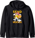 Handcrafted Send Me Noods Kawaii Japanese Hoodie - Minimalist Print Unisex - T-Shirt, Sweatshirt, Hoodie