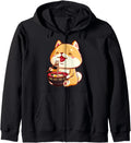Shiba Inu Eats Ramen Noodles Japanese Hoodie - Minimalist Print Unisex - T-Shirt, Sweatshirt, Hoodie
